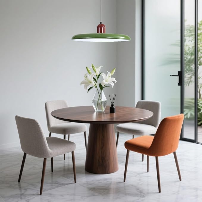 LED Pendant Light 40 cm Modern 36 W with Colour Temperature Dimmable Ceiling Lamp 3000K/4500K/6000K Metal and Acrylic for Dining Room Kitchen Living Room (Red + Green)