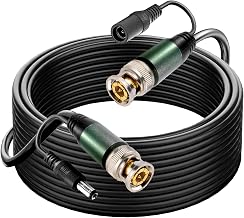 4 Pack 200ft bnc Video Power Cable, All-in-One Siamese Video and Power Security Camera CableSecurity Camera Cable Wire Cord for CCTV dvr Surveillance System - Image 1