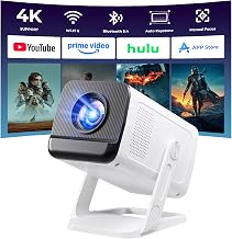 Mini Projector with WiFi and Bluetooth, Portable Proyector 4K 1080P Support - Image 1