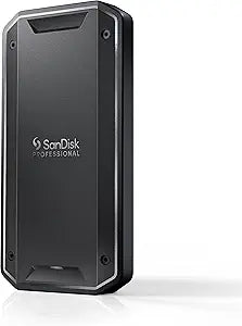 SANDISK Professional 1TB PRO-G40 SSD - Up to 3000MB/s, Thunderbolt 3 (40Gbps), USB-C (10Gbps), IP68 dust/Water Resistance, External Solid State Drive - SDPS31H-001T-GBCND