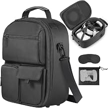 FOREGOER Carrying Case for Meta Quest 3/Quest 3S/Oculus Quest 2, Hard Travel Storage Case Compatible with Oculus Quest 3 Headset, Quest Pro, Touch Controllers Accessories, VR All-in-One Gaming Headset - Image 1