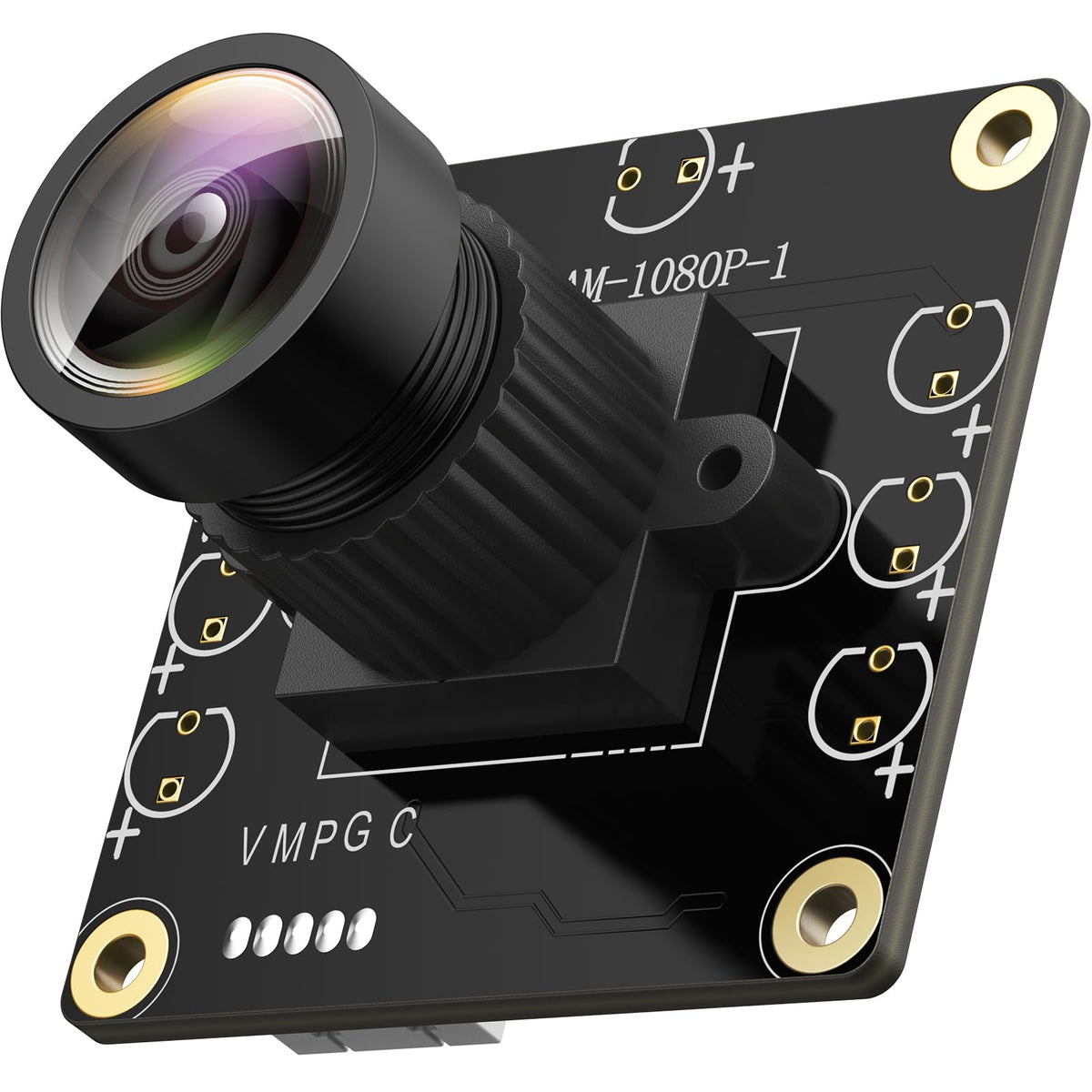 1080P USB2.0 UVC Camera, 130° Wide Angle Camera, Plug & Play for PC, Raspberry Pi, Jetson Nano and SBCs. Support Windows, Linux, Android and Mac OS.
