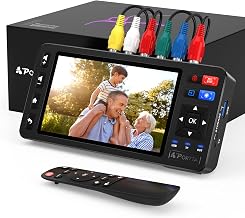 Portta VD22P VHS to Digital Converter with 5" HD Screen, Video Capture Recorder Convert to MP4 Compatible with VHS, VCR, DVR, DVD, Hi8, Mini DV, Gaming Consoles (VCR/VHS/DVD Player/Camcorder Required) - Image 1