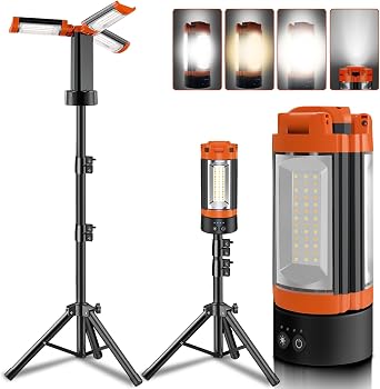 Rechargeable 12000mAh Camping Light with Adjustable Stand