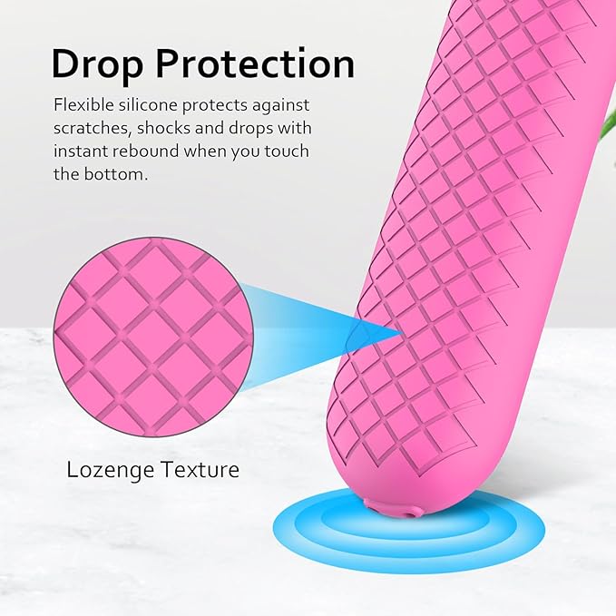 LEFXMOPHY 3-Pack Cover for Google TV Streamer 4K 2024 Voice Remote Silicone Case Protective Skin (Luminous Green Blue Hot Pink)