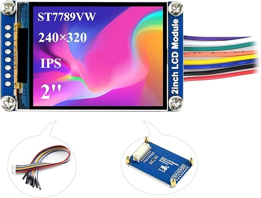 2inch LCD Module Mini LCD Screen,240x320 Resolution IPS LCD Display