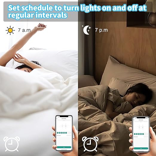 Milfra Touch Smart Switch - Single Pole, WiFi Light Switch, Alexa & Assistant Compatible, Neutral Wire Needed, No Hub Required