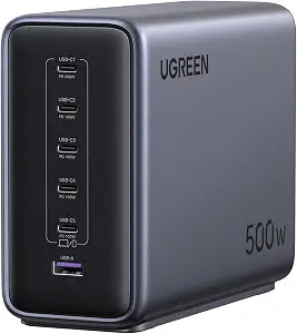 UGREEN Nexode 500W GaN Charging Station, 6-Port 240W Max Charger