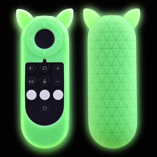 Silicone Case Cover for Facebook Protal TV Remote, Glow Green Protective Sleeve