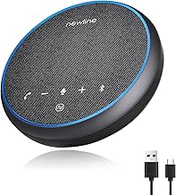 N newline Conference Speaker and Microphone, 2 Mics 360° Voice Pickup, AI Noise Reduction & Clear Calls, USB & Bluetooth Speakerphone, Up to 12H Call Time, for Small-to-Mid Meetings & Home Office - Image 1