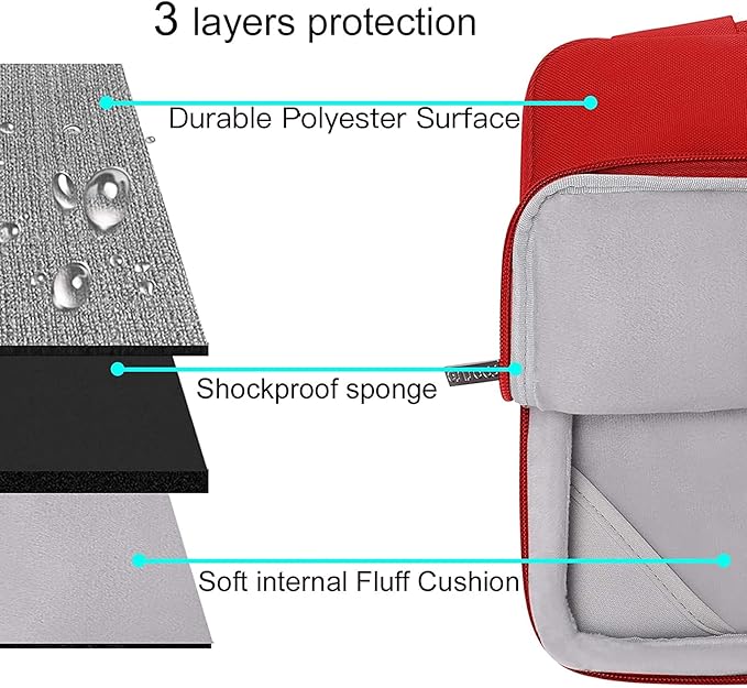 MOSISO Compatible with MacBook Air 13 inch Case M5 2026 M4 2025 M3 M2 2024-2022 A3449 A3240 A3113 A2681,Hard Shell&Sleeve Bag&Keyboard Skin&Webcam Cover&ScreenFilm for MacBook Air 13.6, Red