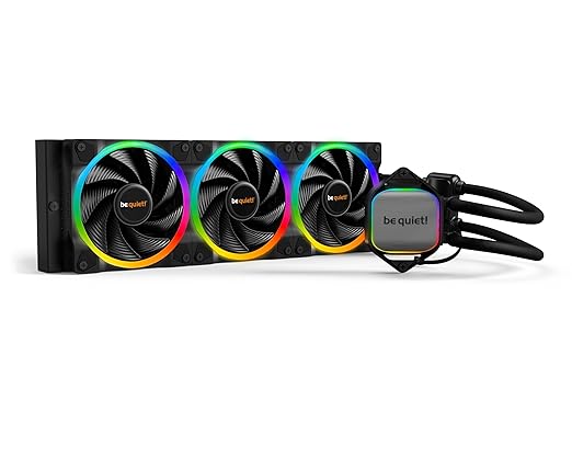 be quiet! Pure Loop 2 FX 360mm, CPU Liquid Cooler for Intel Core i3/i5/i7/i9 or AMD Ryzen 3/5/7/9, ARGB LED Illumination, 3X Light Wings PWM high-Speed Fan -BW015