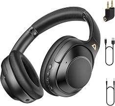 Riibox Y7Pro Hybrid Active Noise Cancelling Headphones for Airplane Travel - Image 1