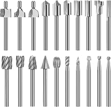shengbenhao Wood Carving Bits Engraving Router Bit 20pcs - Image 1