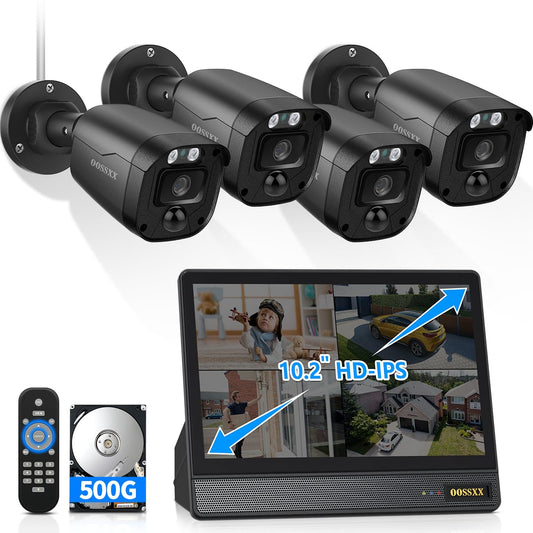 5MP Wired Security Camera System 4Pcs Cameras with 1 | Smart Home - Image 1
