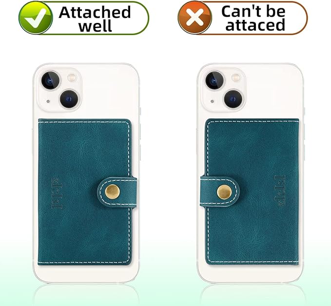 Magnetic Phone Wallet,Compatible with Magsafe Wallet for iPhone 16/15/14 Pro Max/14 Pro/14 Plus/13/12 Series,5 Card Holders with Magsafe and RFID Blocking,Vegan Leather,Teal