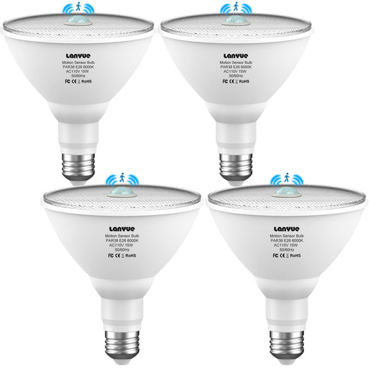 Motion Sensor Light Bulbs, Dusk to Dawn Outdoor Ligh | Ambient Smart L - Image 1