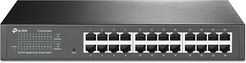 TP-Link TL-SG1024DE, 24 Port Gigabit Easy Smart Managed Ehternet Switch - Image 1