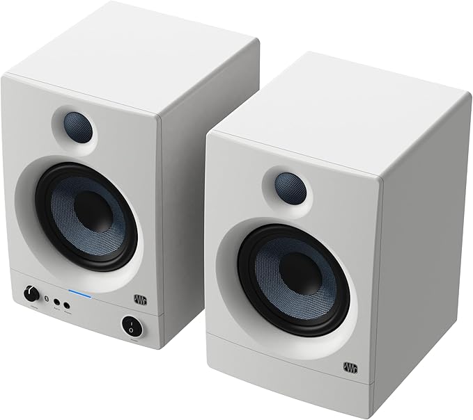 PreSonus Eris 5BT White 5.25-inch Media Reference Monitors with Bluetooth Wireless Technology