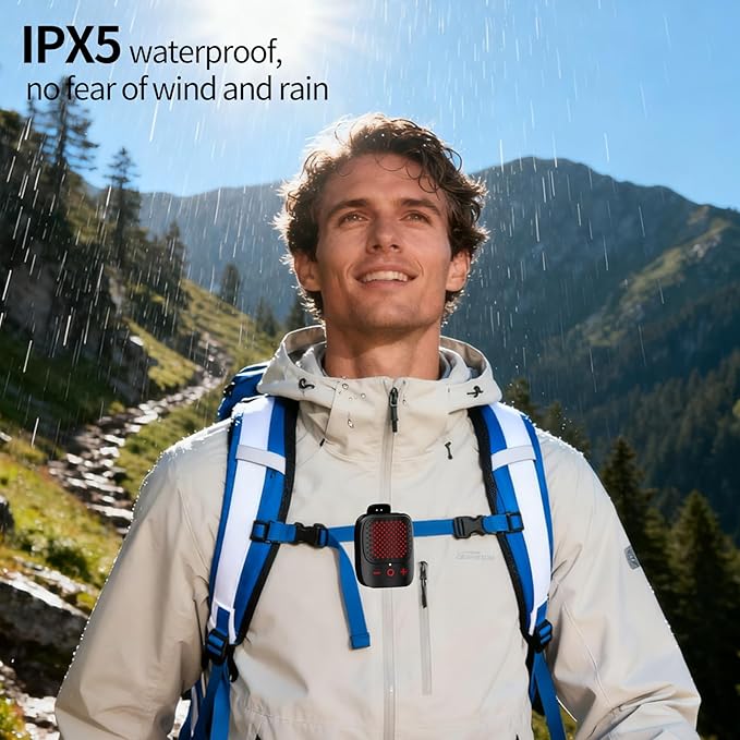 Wearable Bluetooth Speaker, Clip-On Mini Portable Speakers All Day Playtime,IPX5 Waterproof, Built-in Mic for Hands-Free Music/Calls Bluetooth Speaker/Outdoor Sports/Indoor Fitness/Golf
