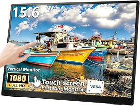 15.6''Portable Touchscreen Monitor 1080P VESA USB-C Vertical Monitor - Image 1