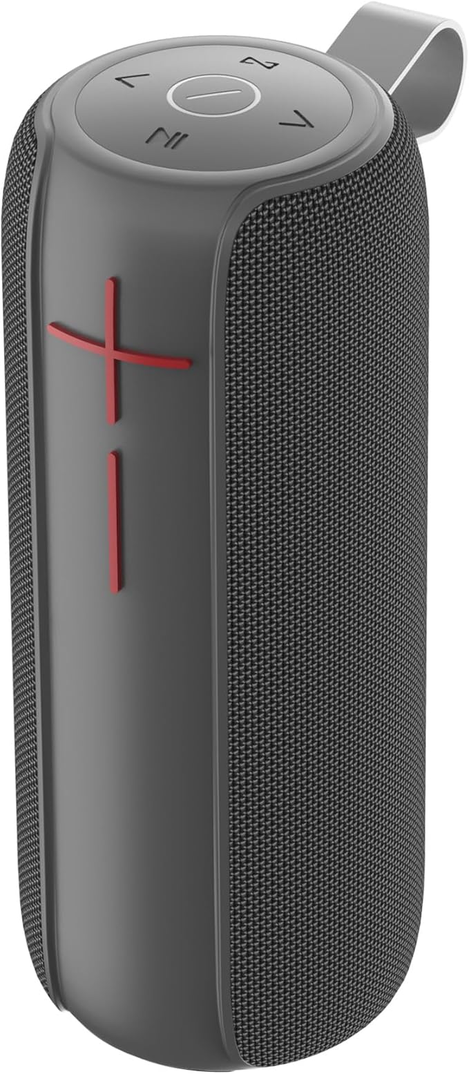 Compaq 20W Bluetooth Speaker – Portable Speaker with Bluetooth 5.0, IPX6 Waterproof, Uninterrupted Playtime, LED – Power and Performance for Indoor and Outdoor
