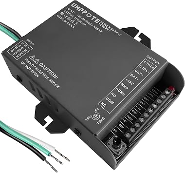 UHPPOTE UPS Access Control Power Supply 12V 3A Worldwide Voltage 100-240VAC
