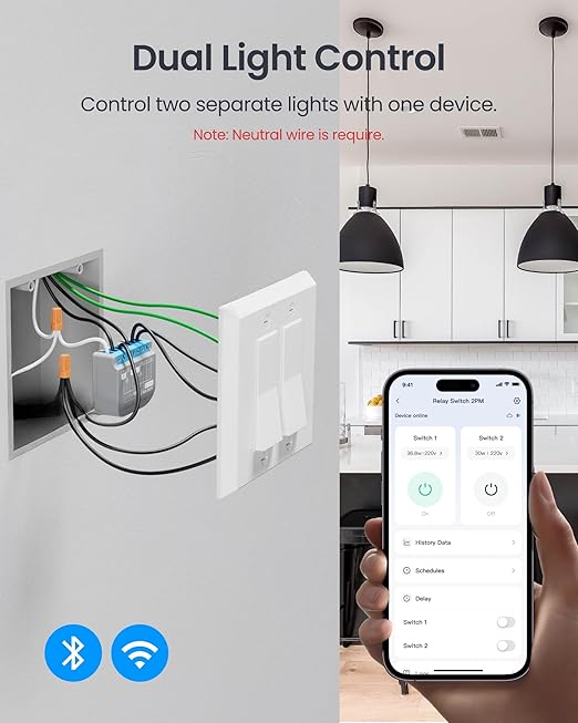 SwitchBot Smart Relay Switch 2PM & SwitchBot Hub 2 (2nd Gen)