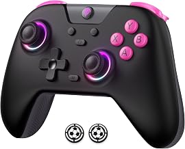 EasySMX X05 Wireless Controller for PC/Steam/Switch/iOS/Android, Black