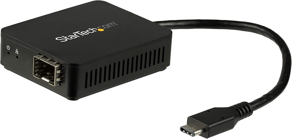 StarTech USB-C to Fiber Optic Converter, 1000BASE-SX/LX, Open SFP