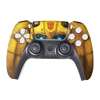Bummble Be Custom PS-5 Controller Wireless compatible with Play-Station 5 Console by BCB Controllers | Proudly Customized in USA with Permanent HYDRODIP (NOT JUST A SKIN)(MODDED)