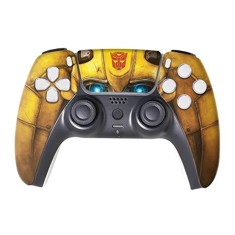Bummble Be Custom PS-5 Controller Wireless compatible with Play-Station 5 Console by BCB Controllers | Proudly Customized in USA with Permanent HYDRODIP (NOT JUST A SKIN)(MODDED)