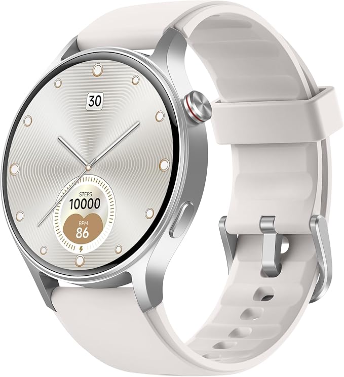 Smart Watch for Women, Answer/Make Call, AMOLED Ultra-Clear Screen Activity Trackers with Heart Rate/Sleep/SpO2 Monitor, Smartwatch for iPhone/Samsung/Android, 110+ Sport Modes, 3ATM Waterproof