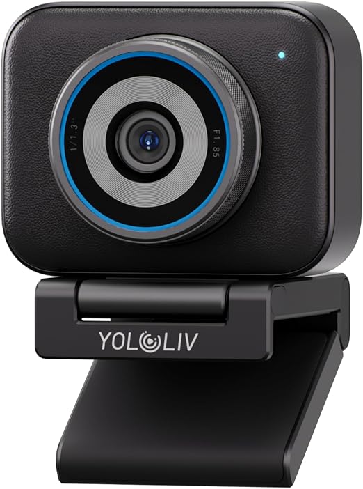 YOLOLIV YoloCam S3, 4K Streaming Webcam for PC & Mac