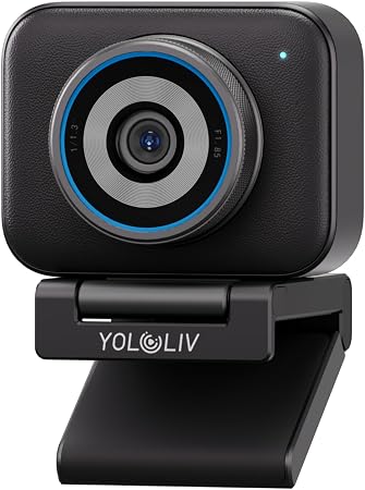 YOLOLIV YoloCam S3, 4K Streaming Webcam for PC & Mac