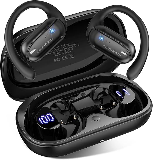 AI Translation Earbuds Real Time – 164 Languages Translator Earbuds, 4-in-1 Wireless Bluetooth Earphones with Audifonos Traductores Inglés Español for Travel Business Meeting Learning, Magic Black