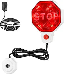 Adjustable Garage Parking Sensor with LED Display, White