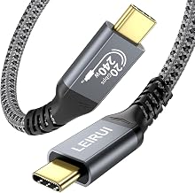 240W USB C to USB C Cable 13.3FT 20Gbps, 8K Video Display Cord Thunderbo - Image 1