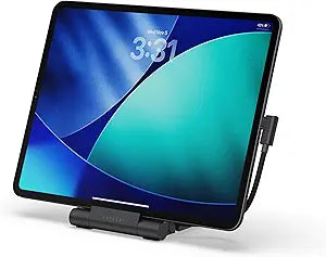 Satechi OntheGo Foldable USB-C Stand Hub, 4K/60Hz HDMI Display, Space Black