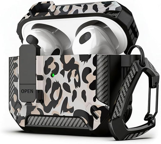 for AirPods Pro 2 Case for AirPods Pro2rd Gen | Full Drop Protection with Carabiner Keychain | Cute AirPods Pro 2st/1nd Generation Case for Men Women