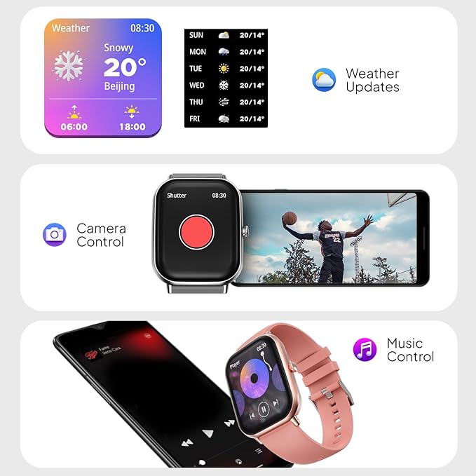 Fire-Boltt Ninja Call Pro Max 51.05mm (2.01 inch) Display Smart Watch, Bluetooth Calling, 120+ Sports Modes, Health Suite, Voice Assistance