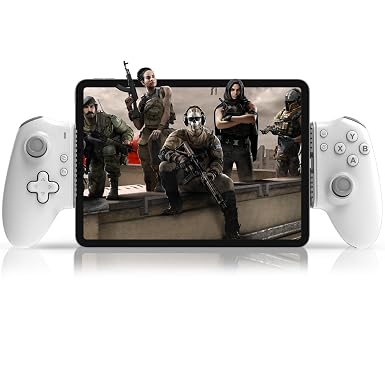 arVin USB C Mobile Gaming Controller for iPad/Tablet(Within 6.7-11 in) USB-C Gamepad with Hall Joysticks/Hall Trigger/Turbo/Back keys, Remote Play for PS5/PS4/Xbox/PC Consoles, Cloud Game, Emulator
