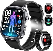 Smart Watch for Men Women 1.95" AMOLED Screen Real-Time Monitor Health - Image 1