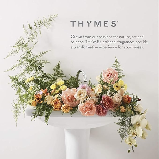 Thymes Reed Diffuser Oil Refill – Fragrance Oil for Diffuser Refill – Flameless Home Fragrance Products – Home Luxury Scents with Notes of Eucalyptus Oil, Lemon, & Bergamot (Eucalyptus, 7.75 fl oz)
