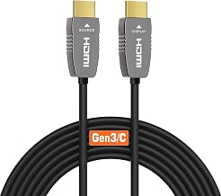 RUIPRO 8K HDMI 2.1 Fiber Optic Cable, CL2 Rated, 48Gbps, 8K60, 4K120, 65FT - Image 1