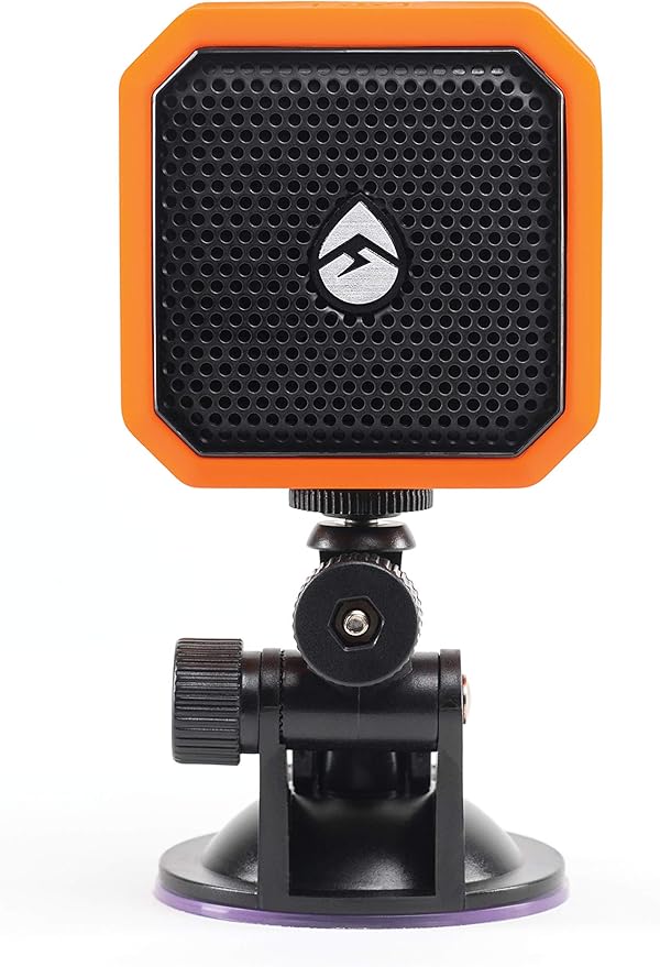 ECOXGEAR EcoPebble Lite GDI-EXPLT500 Rugged Waterproof Floating Portable Bluetooth Wireless 5-Watt Mini Smart Speaker (Orange)