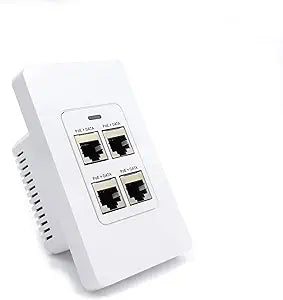 PoE Texas 4-Port in-Wall Gigabit PoE Extender Switch, 802.3bt