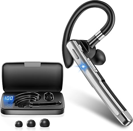 Boytond Bluetooth Earpiece V6.1,Wireless Handsfree Headset with Mic