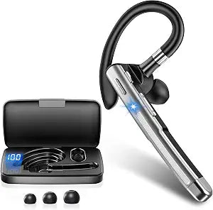 Boytond Bluetooth Earpiece V6.1,Wireless Handsfree Headset with Mic