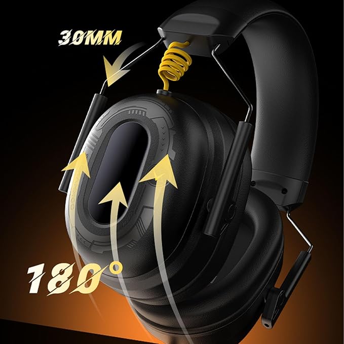 VBESTLIFE Wired USB Gaming Headset, Advanced 7.1 Surround Sound, AI Noise Reduction Microphone, Control Box, Lightweight Over Ear Wired Headphones for Gaming (Black)